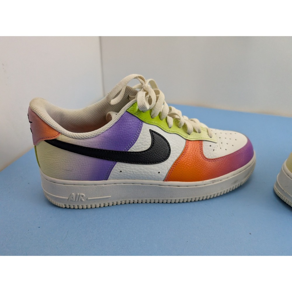 Nike Air Force 1 Low Shoes Womens Size 11 Multicolor Gradient Leather FD0801-100 - Picture 15 of 16